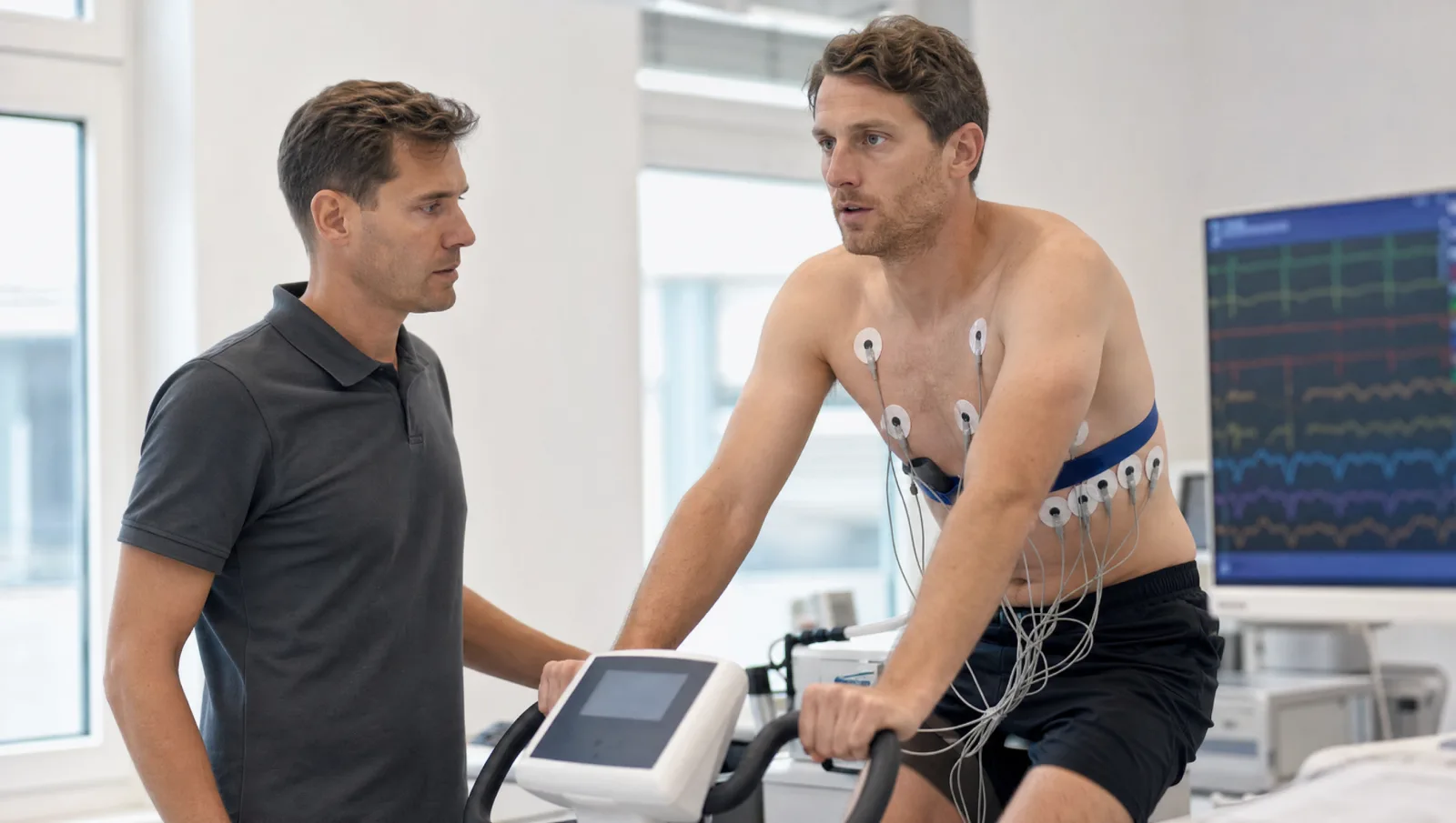 Sportmedizinische Untersuchung mit Belastungs-EKG bei Medical Point Wiesbaden